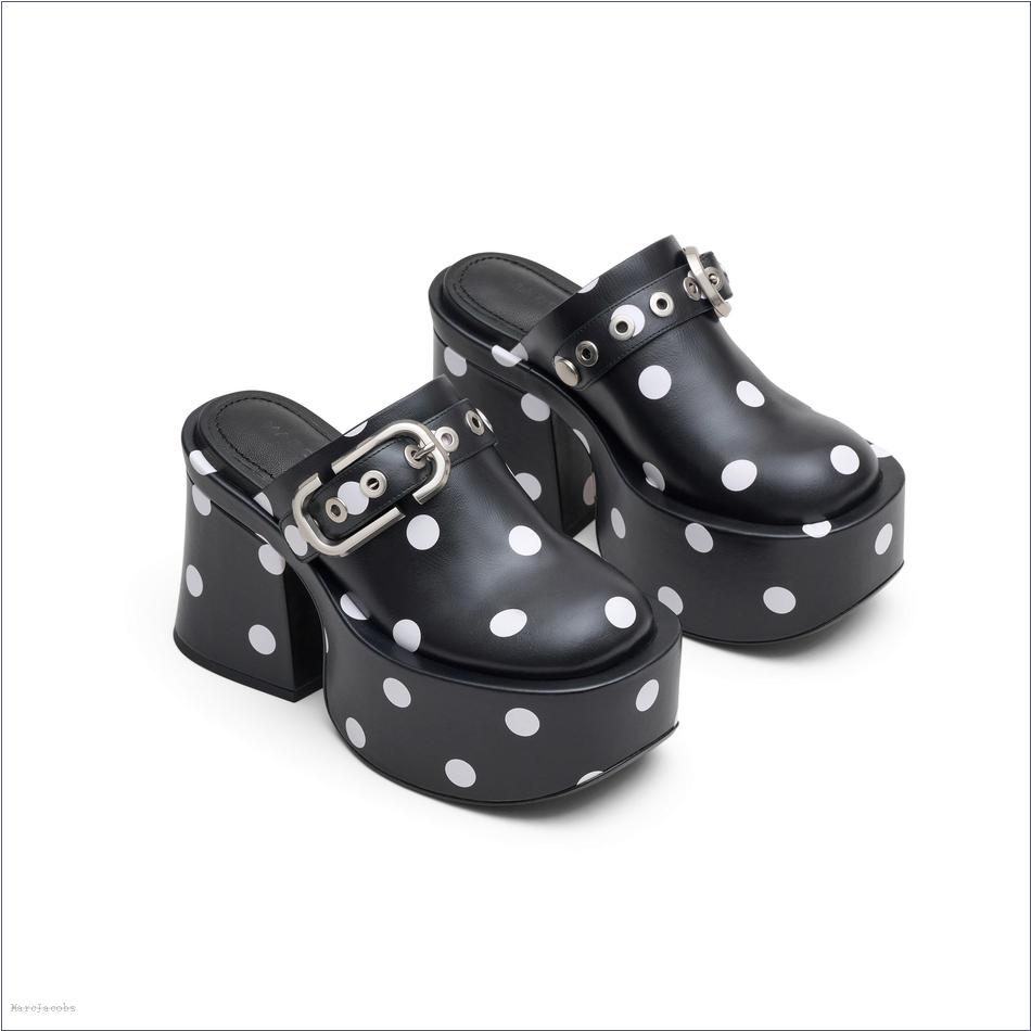  Marc Jacobs BLACK/WHITE MARCDOWN/View All Marcdown/The J Marc Spots Clog