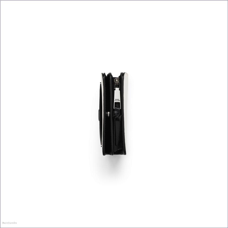  Marc Jacobs BLACK/WHITE WALLETS/View All Wallets/The Utility Snapshot Mini Compact Wallet 3