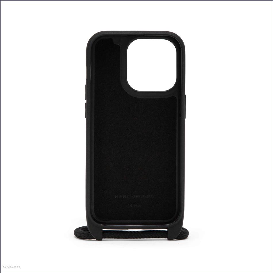  Marc Jacobs BLACK ACCESSORIES/Tech/The Monogram iPhone 14 Pro Crossbody Case