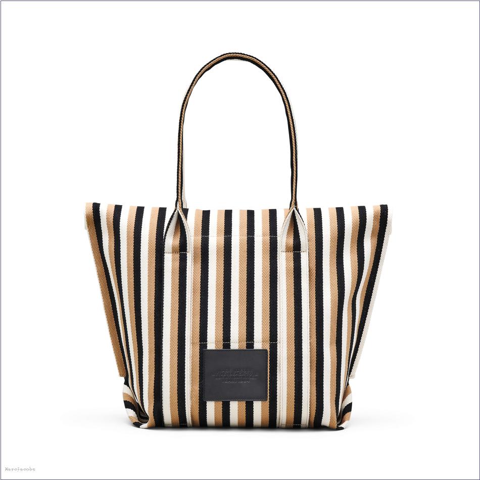  Marc Jacobs CAMEL MULTI BAGS/The Tote Bag/The Striped Jacquard Beach Tote Bag