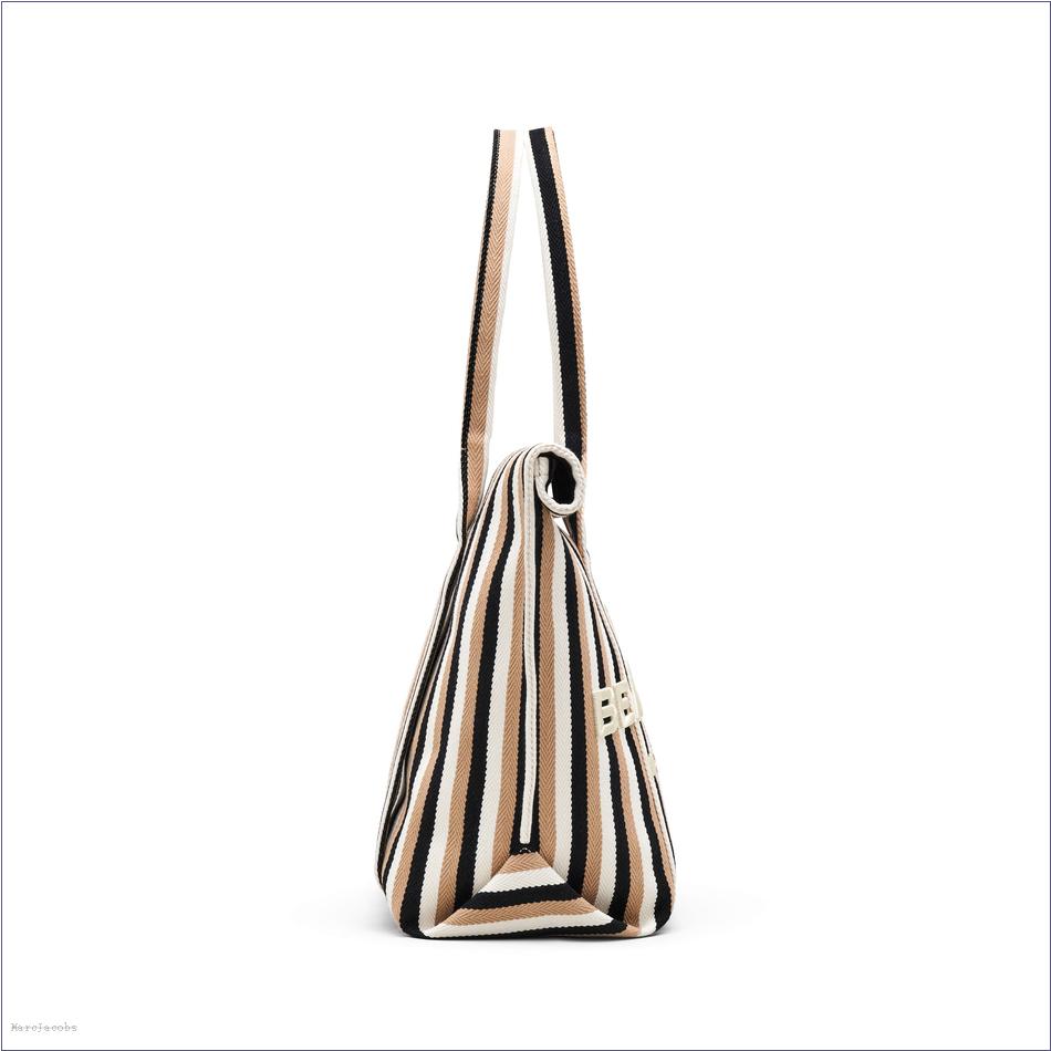  Marc Jacobs CAMEL MULTI BAGS/The Tote Bag/The Striped Jacquard Beach Tote Bag