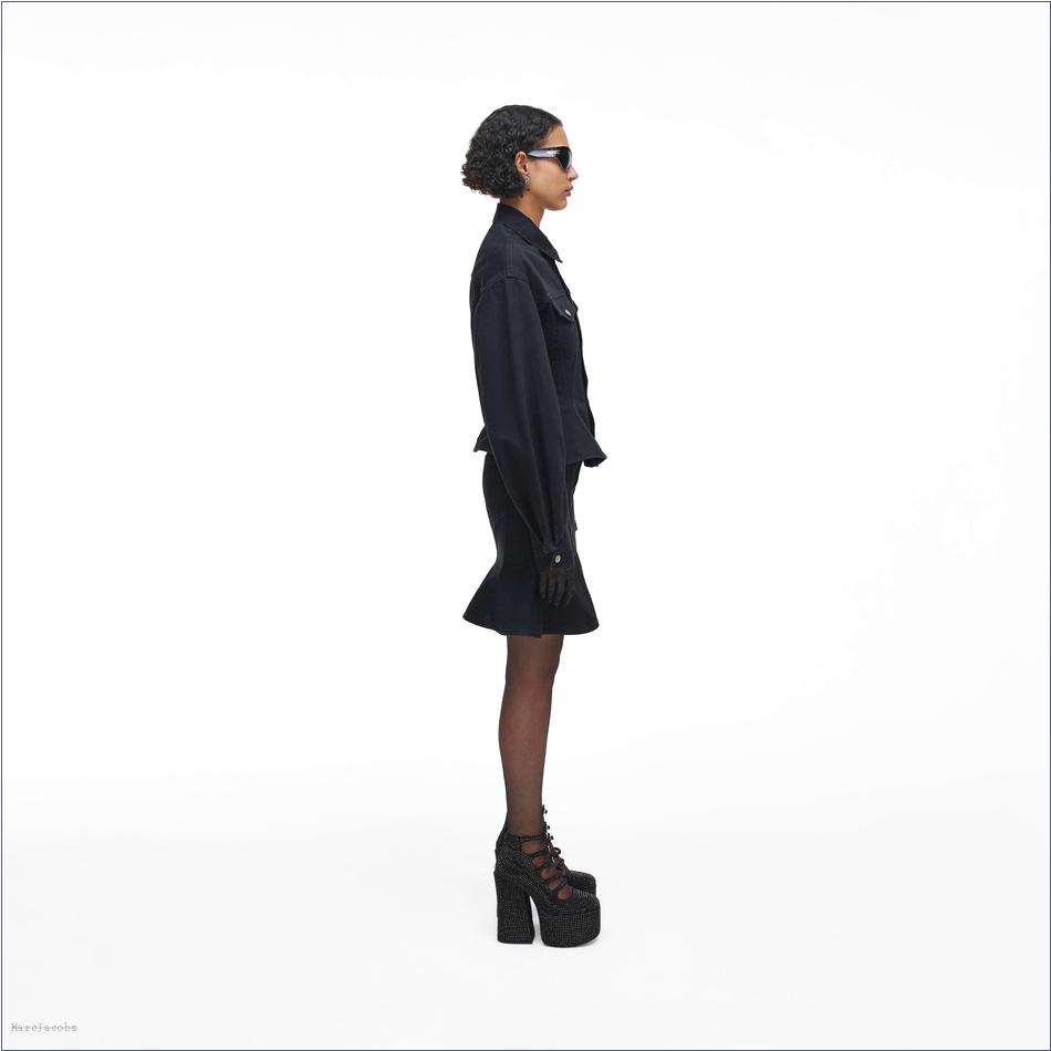  Marc Jacobs BLACK/BLACK SHOES/Boots/The Rhinestone Kiki Ankle Boot