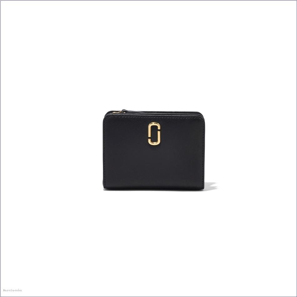  Marc Jacobs BLACK WALLETS/View All Wallets/The J Marc Mini Compact Wallet