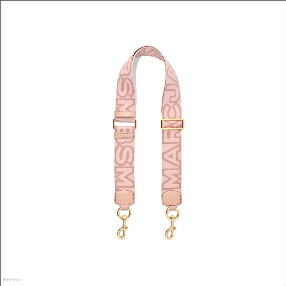  Marc Jacobs ROSE MULTI ACCESSORIES/Straps/The Outline Logo Webbing Strap