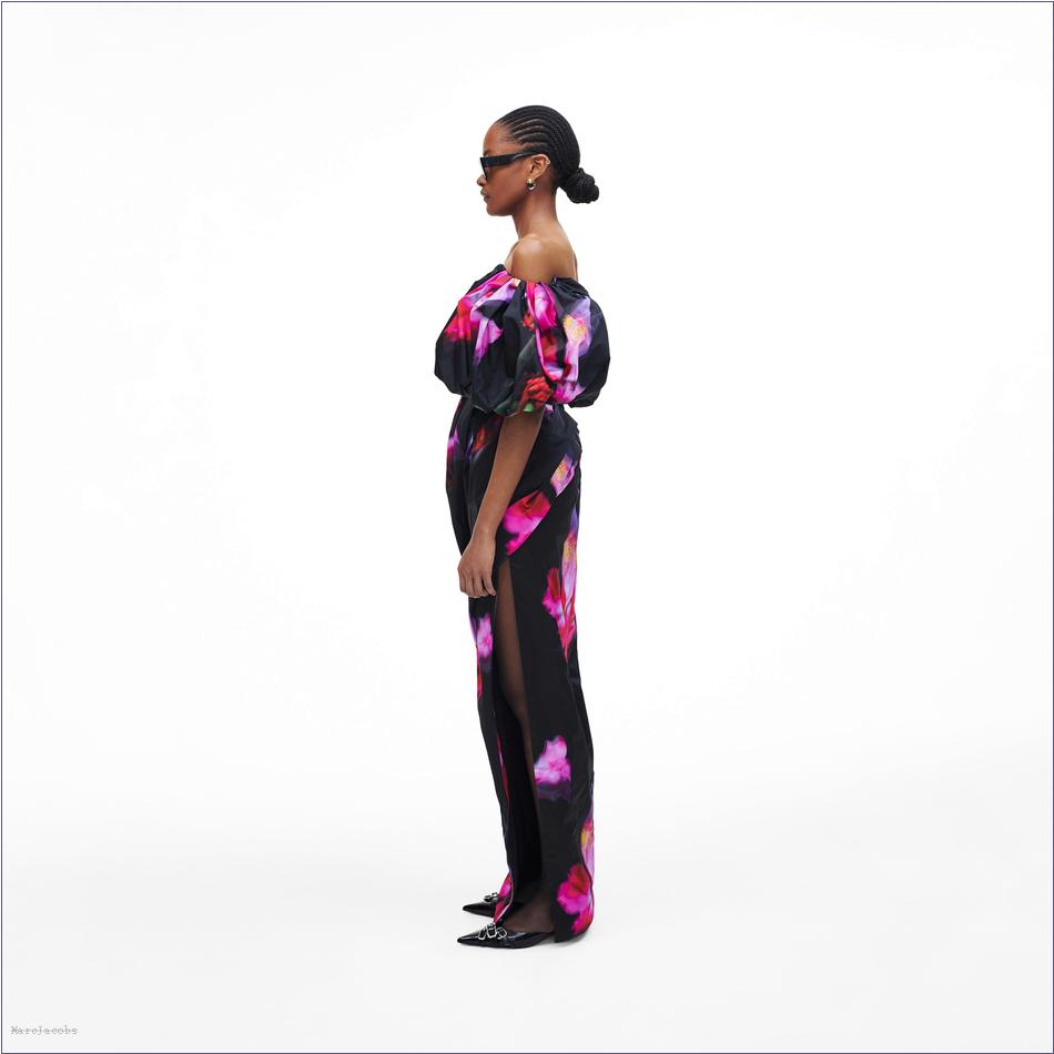  Marc Jacobs BLACK MULTI MARCDOWN/View All Marcdown/Future Floral Strapless Gown