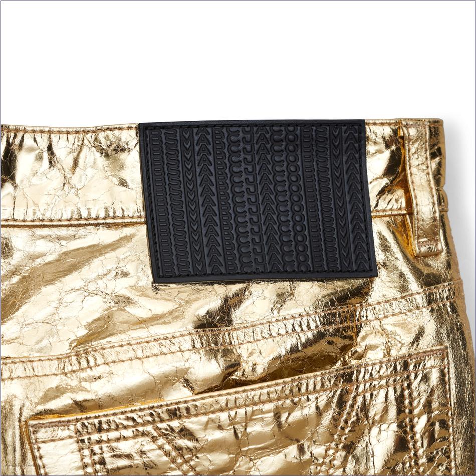  Marc Jacobs GOLD MARCDOWN/View All Marcdown/Metallic Mini Skirt