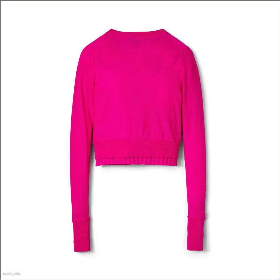 Marc Jacobs HOT PINK MARCDOWN/View All Marcdown/Fine Ribbed Merino Cardigan 4