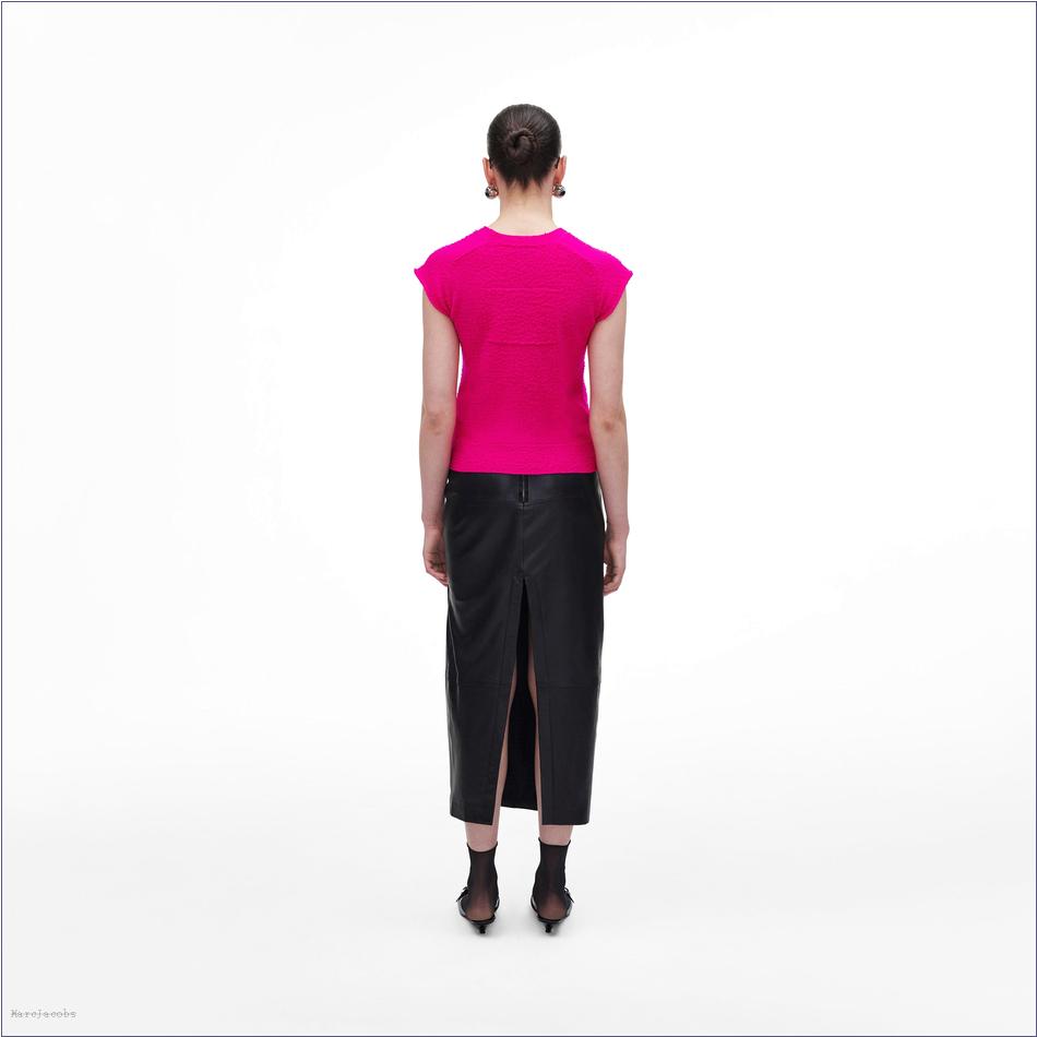  Marc Jacobs HOT PINK MARCDOWN/View All Marcdown/Pilled Cap Sleeve Vest 3