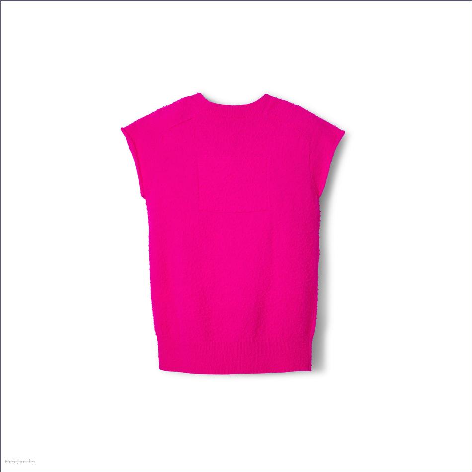  Marc Jacobs HOT PINK MARCDOWN/View All Marcdown/Pilled Cap Sleeve Vest 4