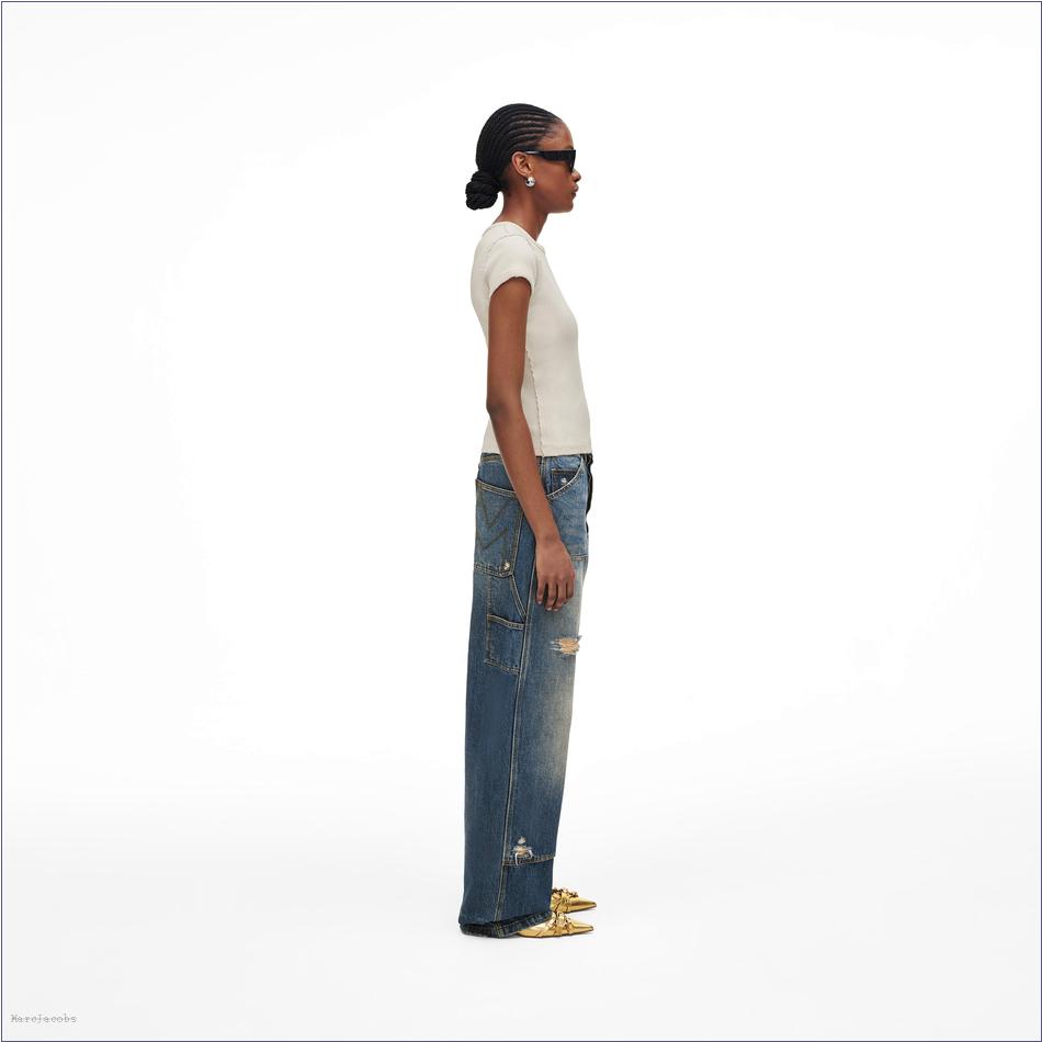  Marc Jacobs CREAM MARCDOWN/View All Marcdown/Grunge Shrunken Tee