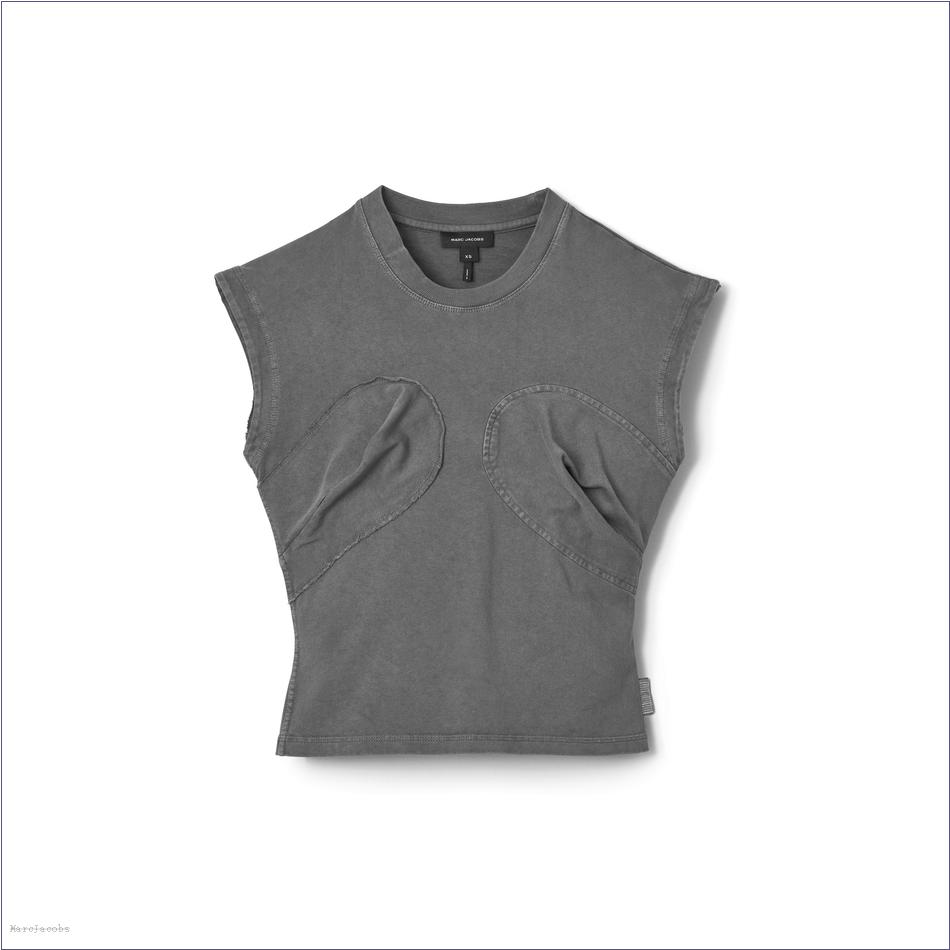  Marc Jacobs STEEL GREY MARCDOWN/View All Marcdown/Seamed Up Tee