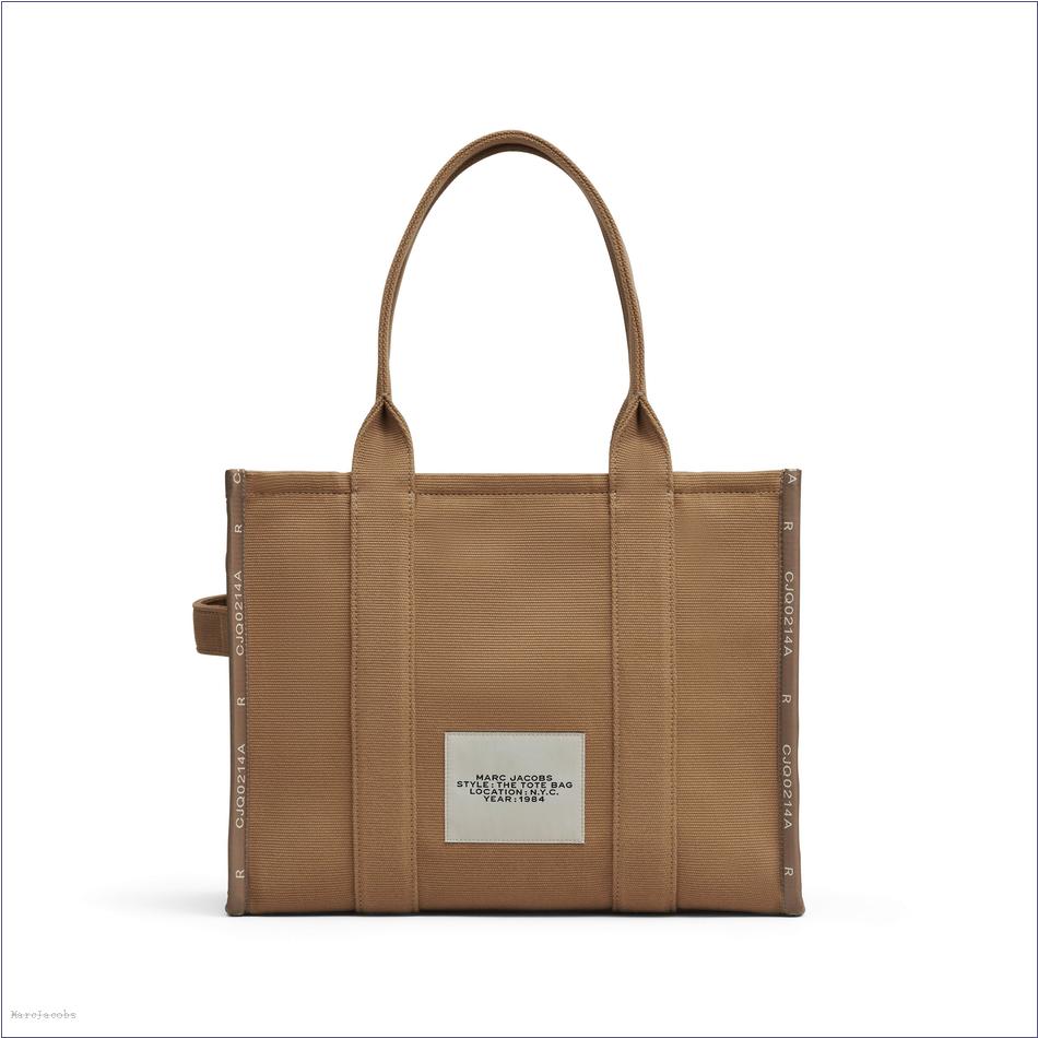  Marc Jacobs CAMEL BAGS/The Tote Bag/The Jacquard Large Tote Bag