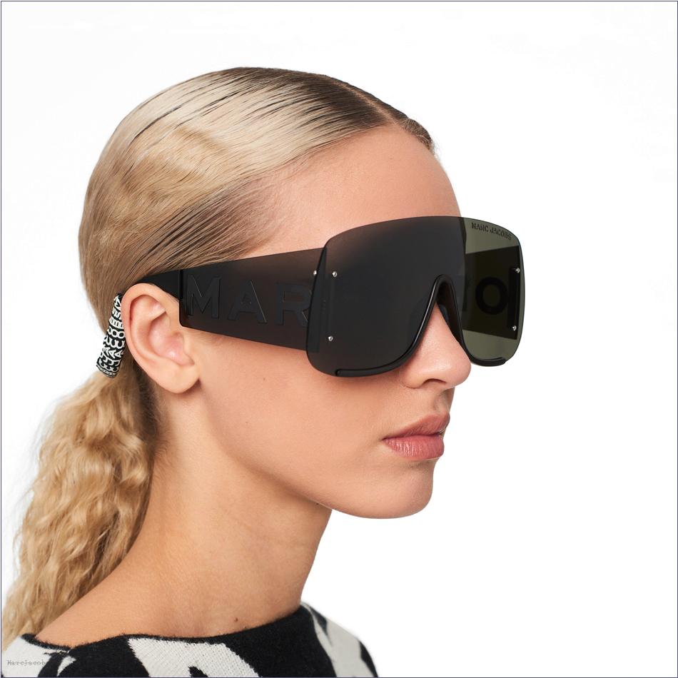  Marc Jacobs BLACK ACCESSORIES/Sunglasses/RUNWAY MONOGRAM SHIELD