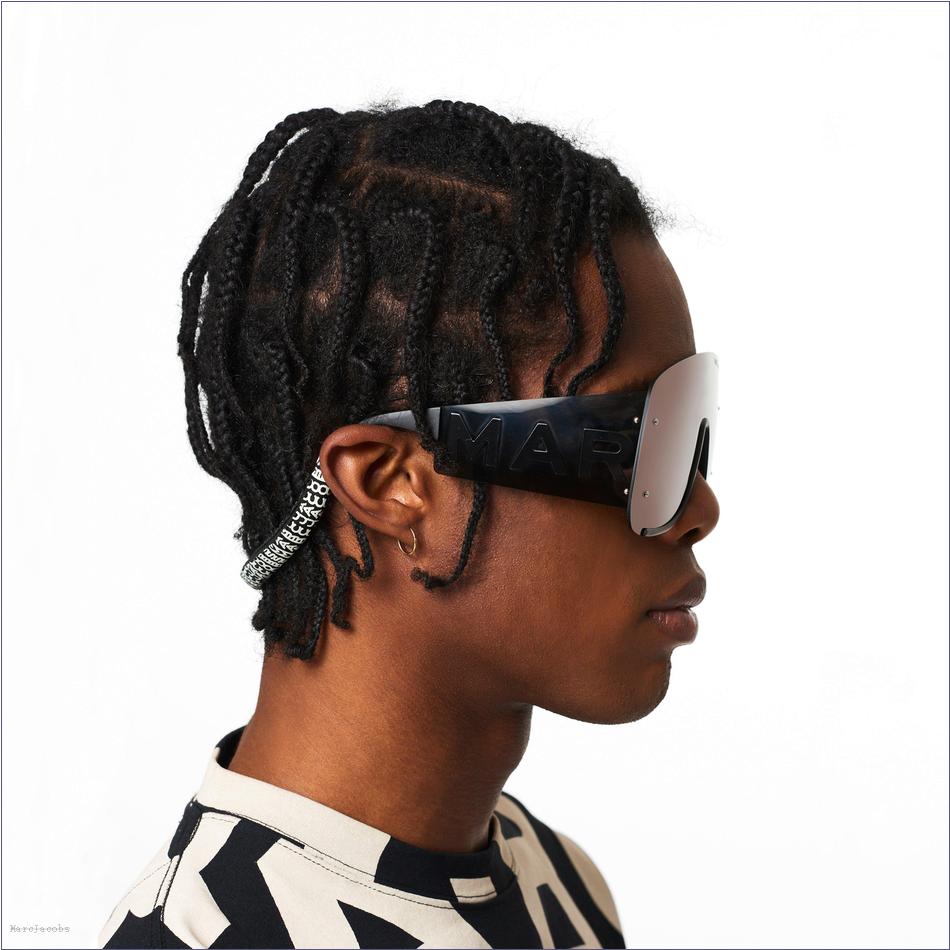  Marc Jacobs BLACK ACCESSORIES/Sunglasses/RUNWAY MONOGRAM SHIELD