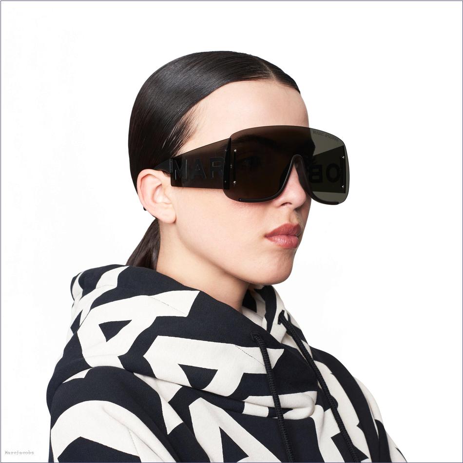  Marc Jacobs BLACK ACCESSORIES/Sunglasses/RUNWAY MONOGRAM SHIELD